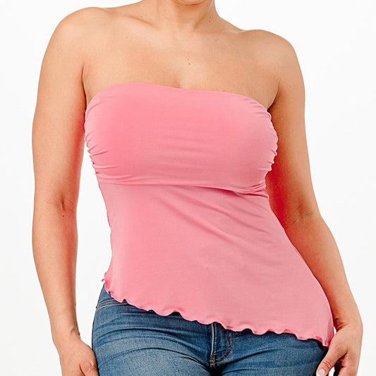 TOP STRAPLES ROSA
