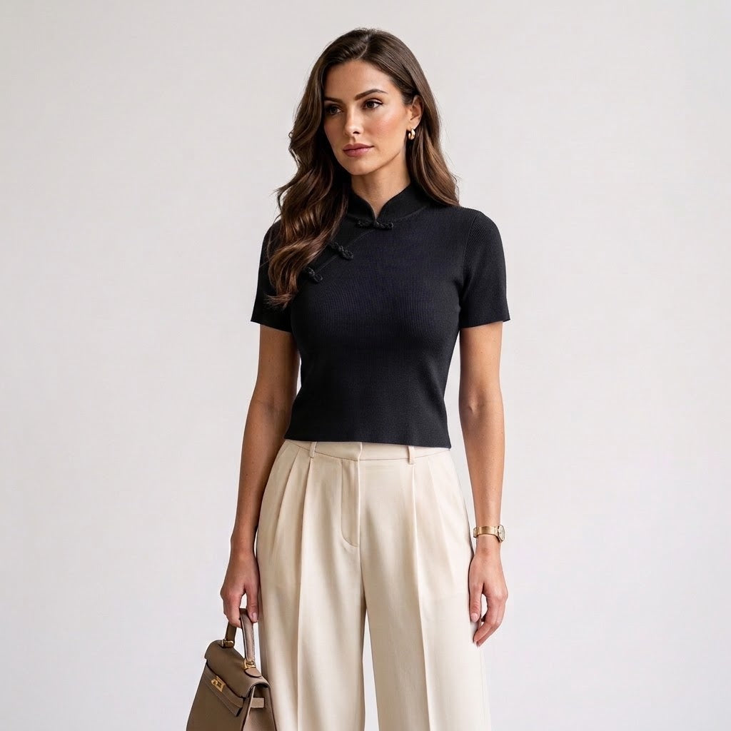 TOP CHINESSE CUELLO ALTO