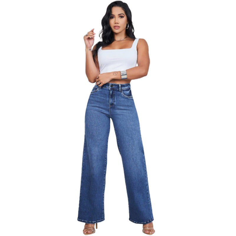 JEAN WIDE LEG ANCHO