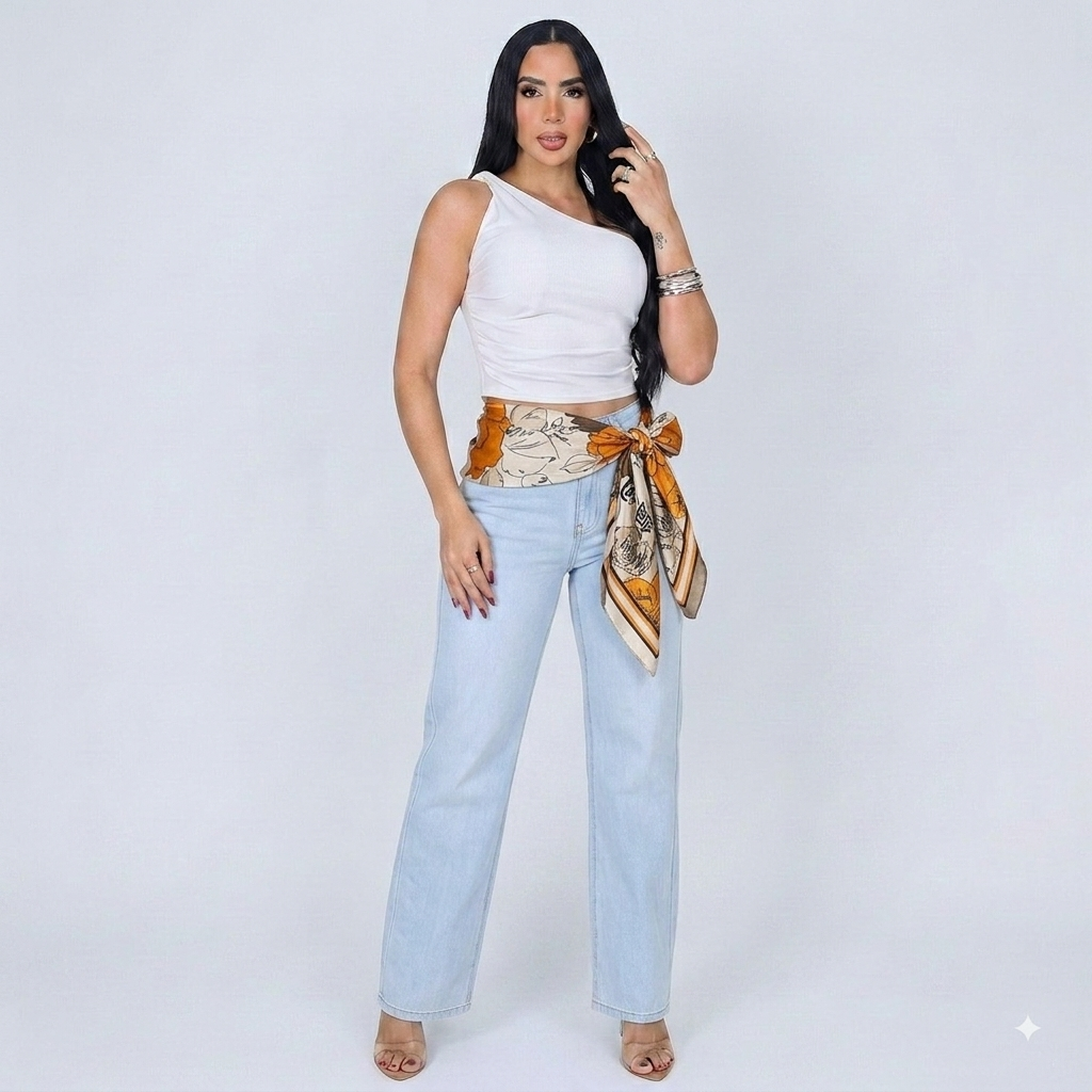 JEAN STRAIGTH POWER PUSH UP