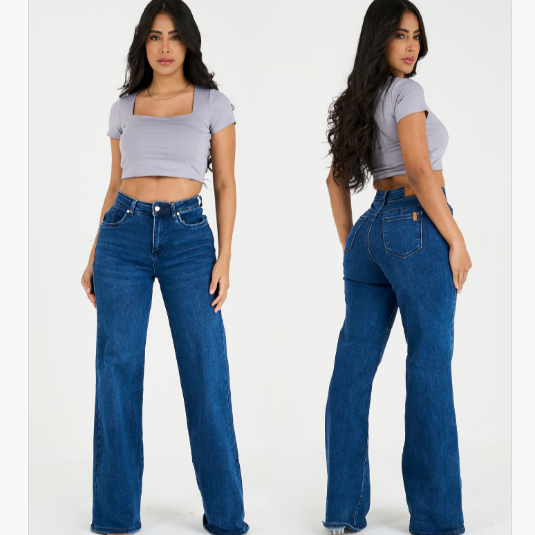JEAN WIDE LEG ANCHO