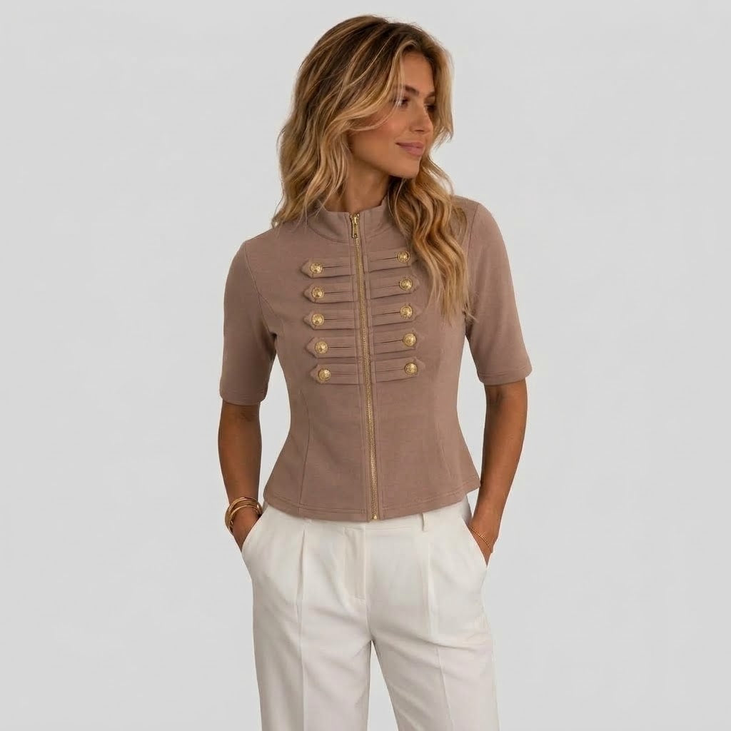 TOP NAPOLEON CON CIERRE