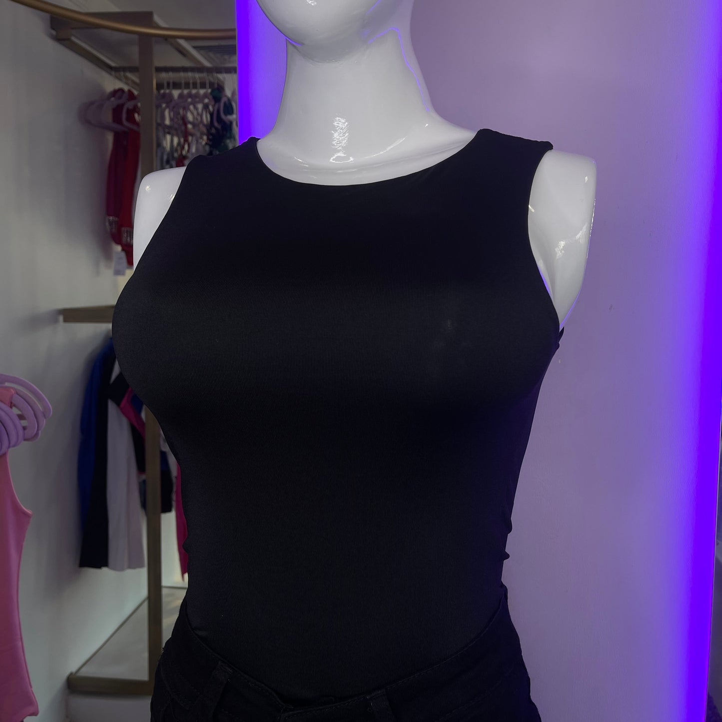 Body Manga Sisa Halter Negro