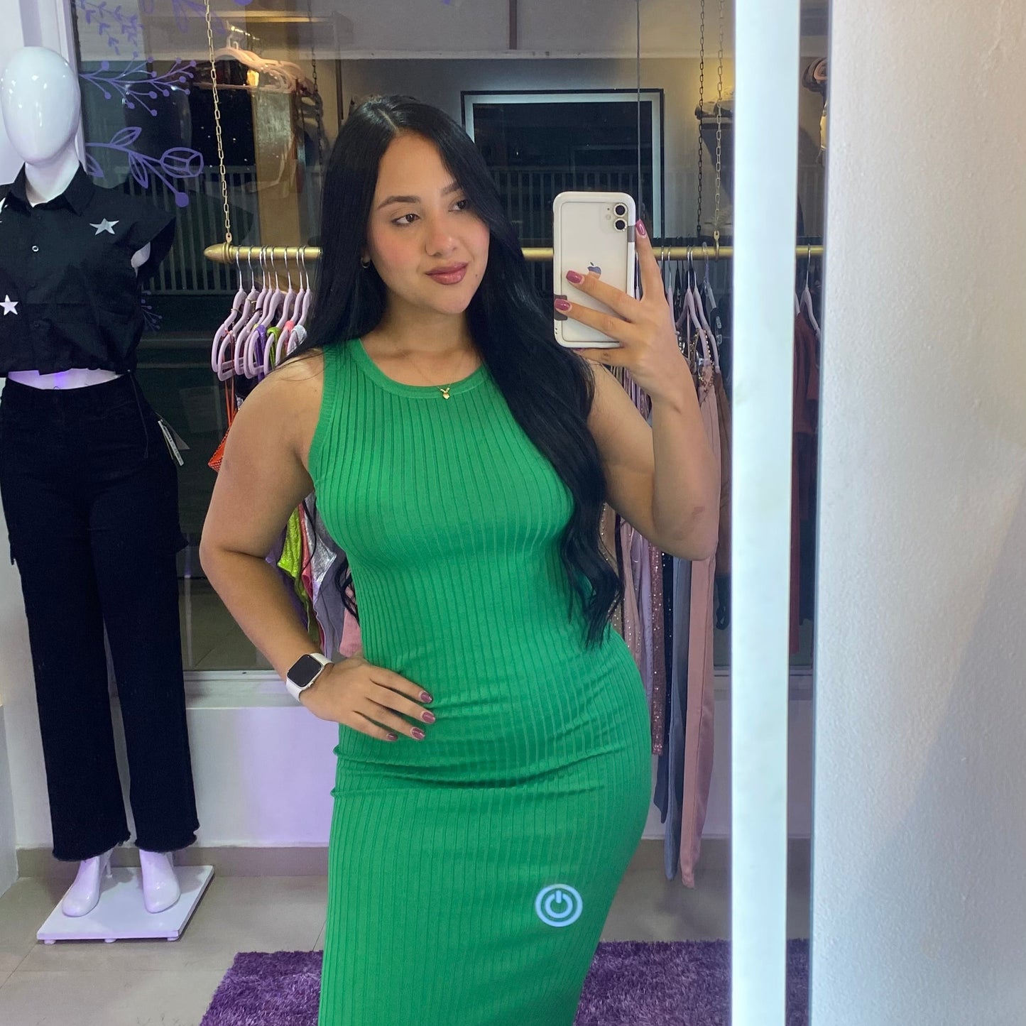 Vestido Largo Canalé