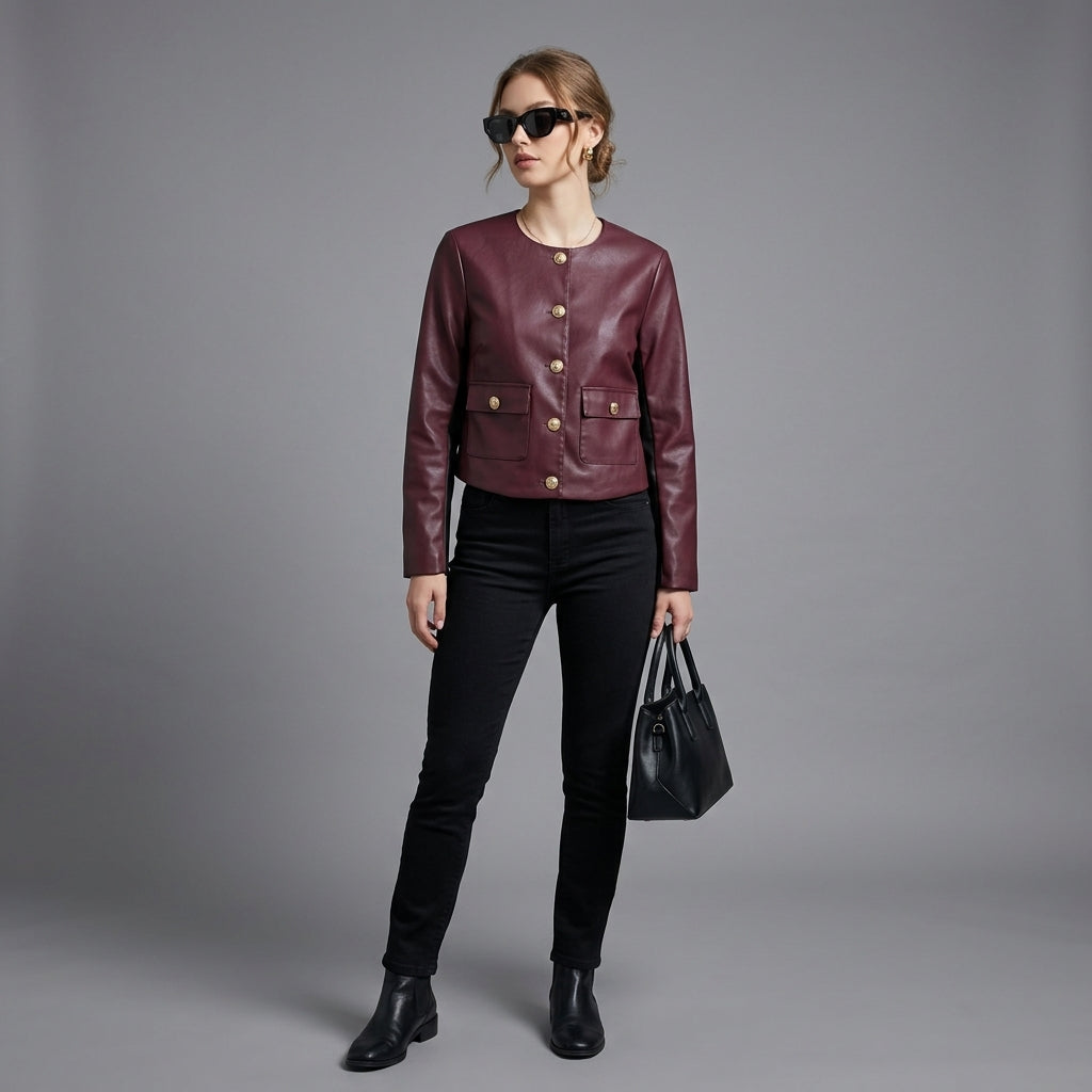 CHAQUETA CUERINA