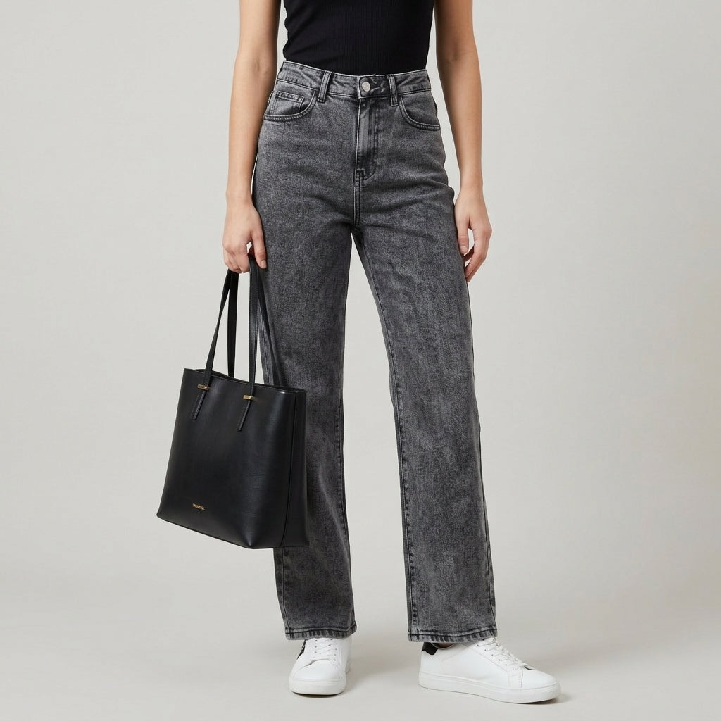 JEAN WIDE LEG ANCHO