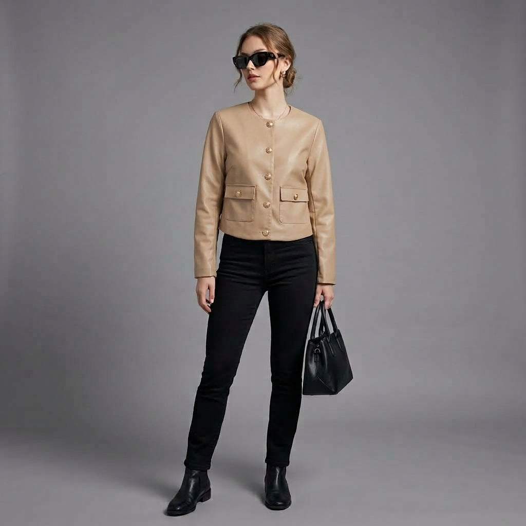 CHAQUETA CUERINA