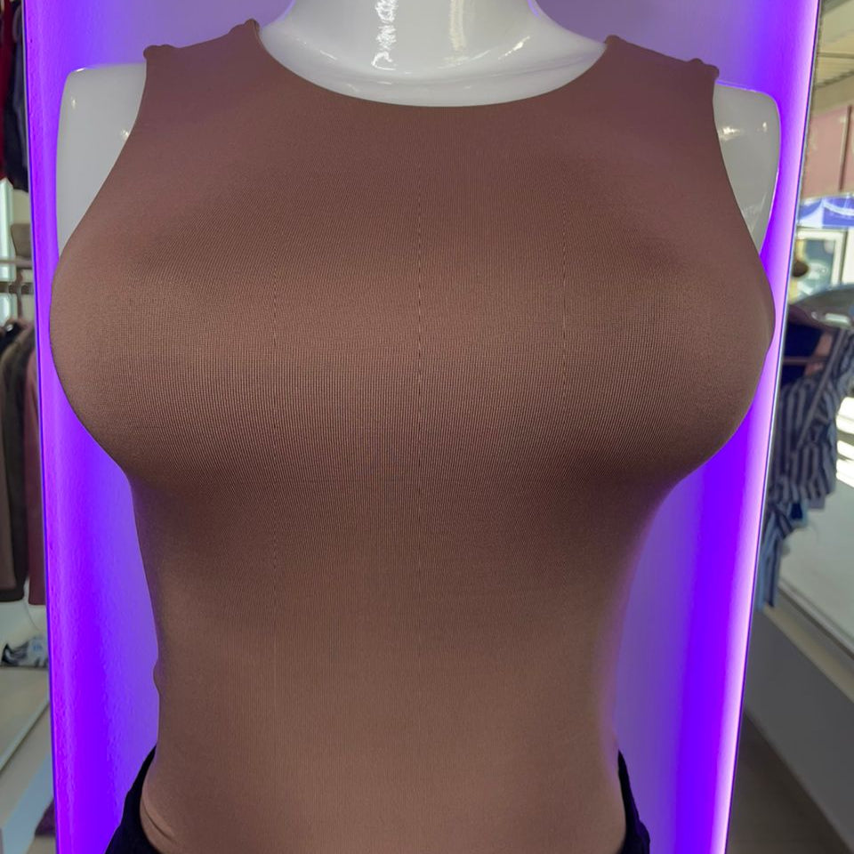 Body Manga Sisa Halter Chocolate
