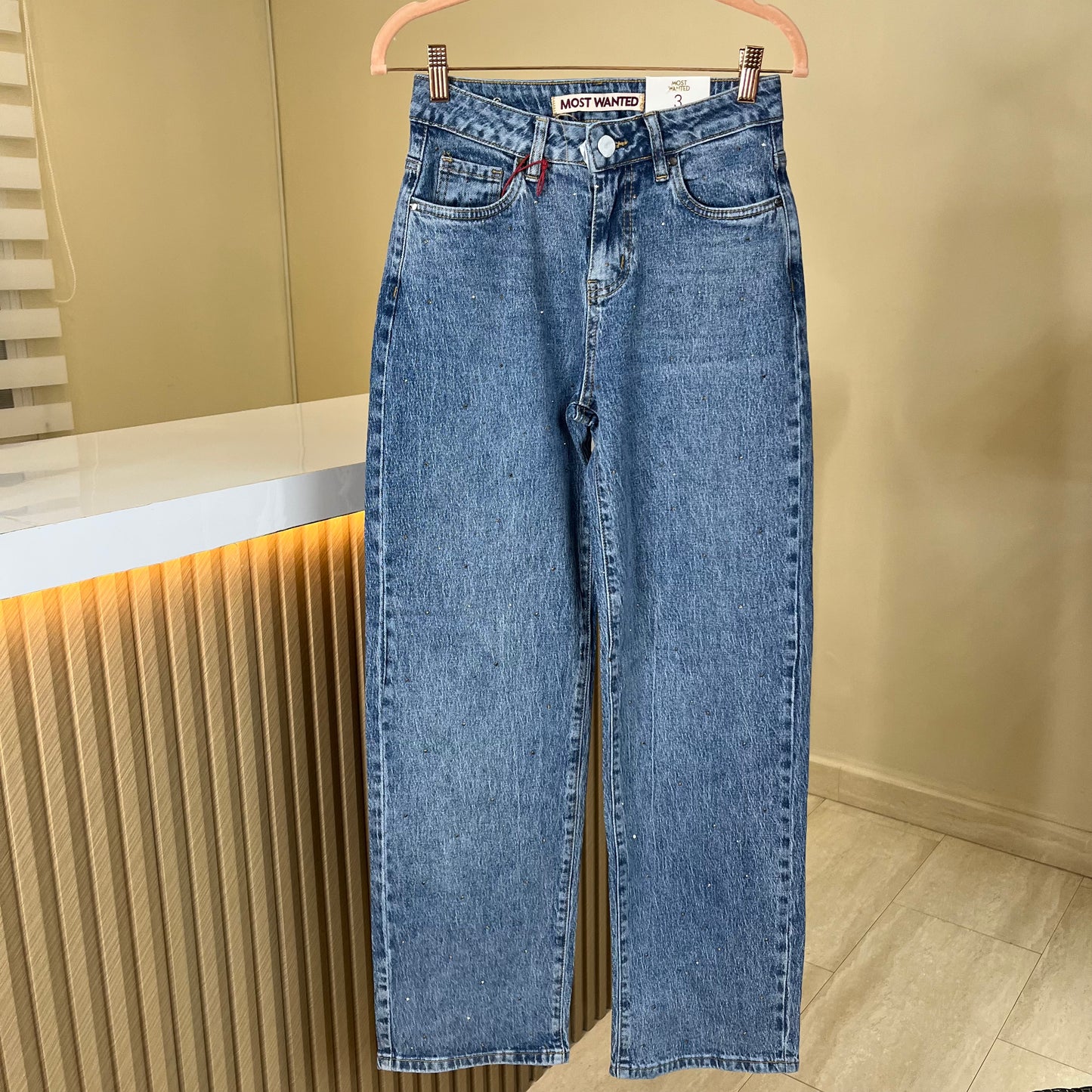 JEAN WIDE LEG ANCHO BRILLOS
