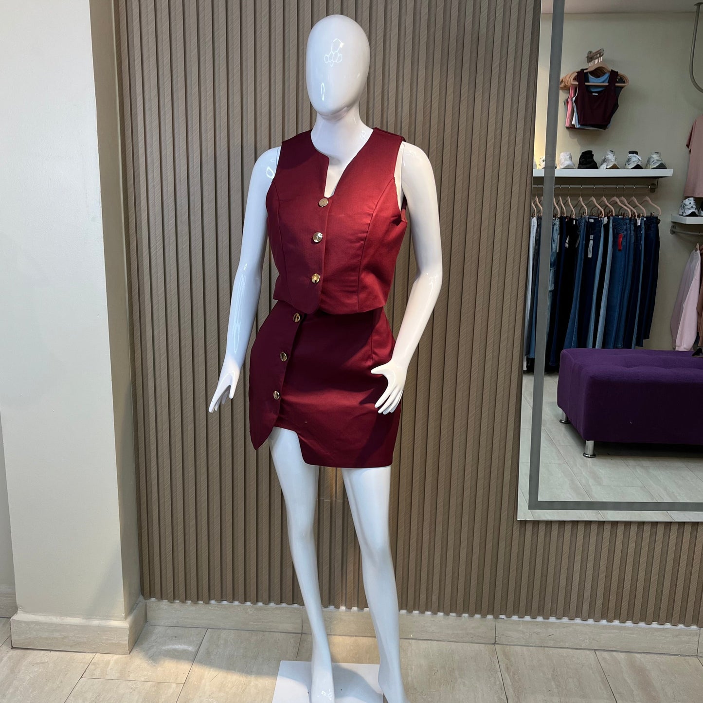 SET CHALECO Y PANTALON