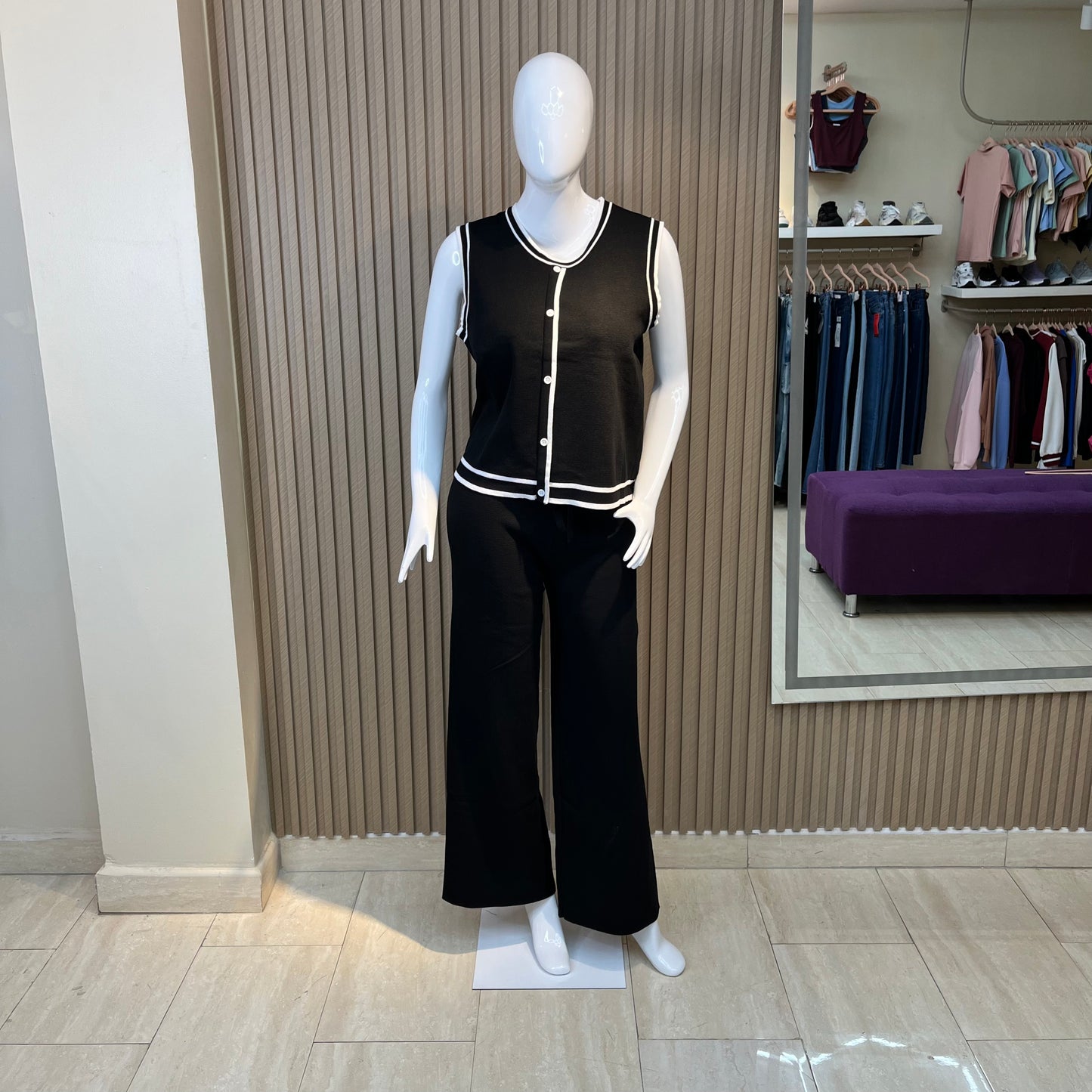 SET CHALECO Y PANTALON