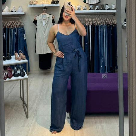 ENTERIZO TIROS DENIM