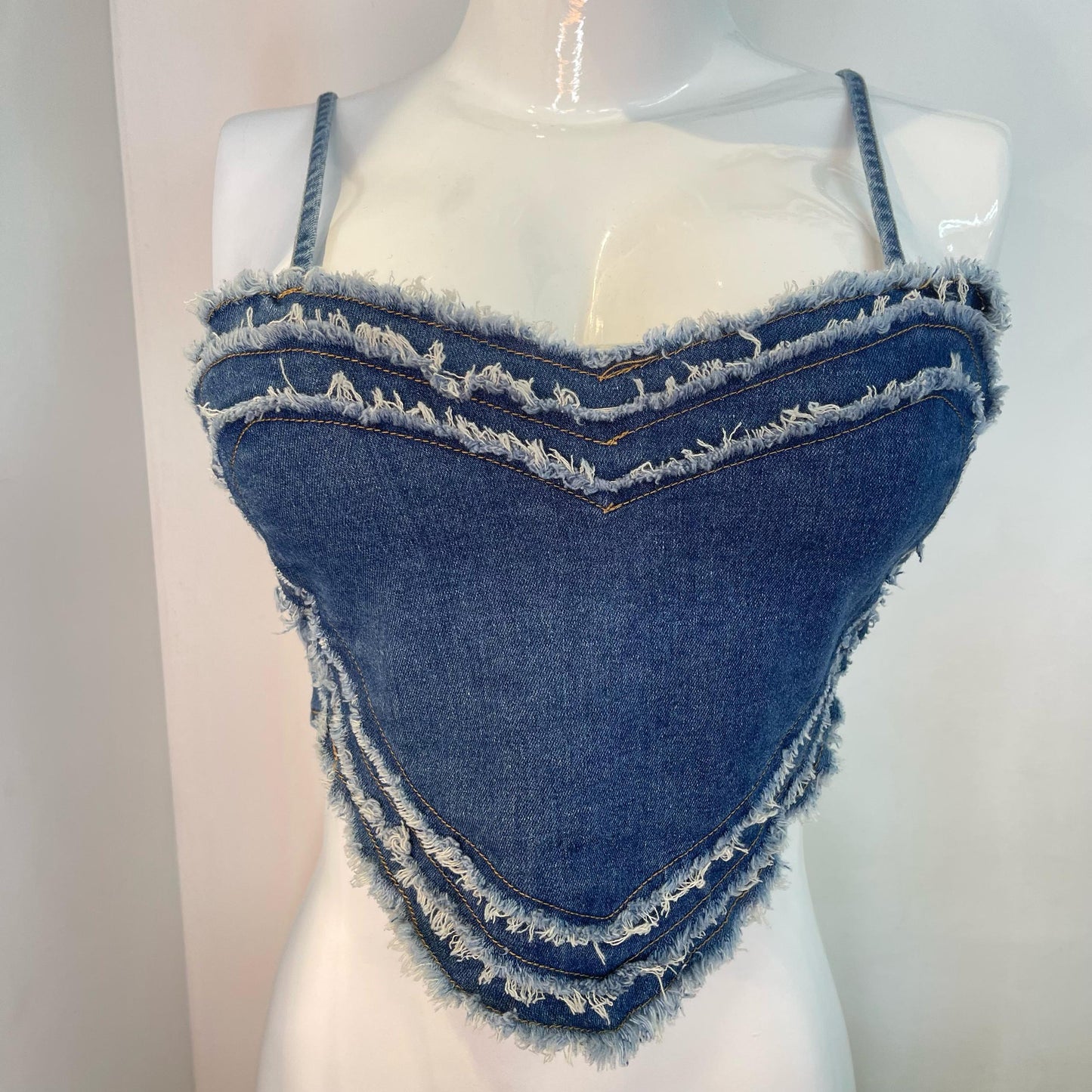 TOP CORAZON DENIM