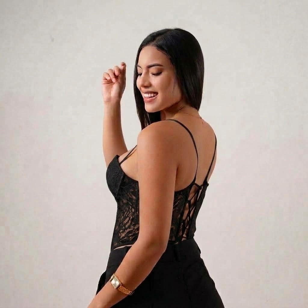 CORSET TALLA UNICA ENCAJES