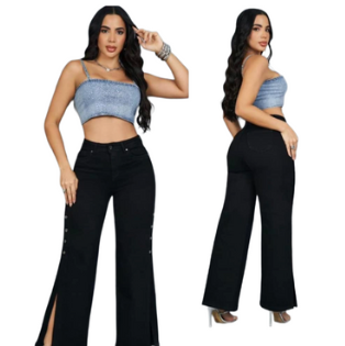 JEAN WIDE LEG ANCHO