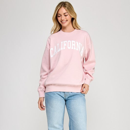 SWEATER CALIFORNIA ROSADO