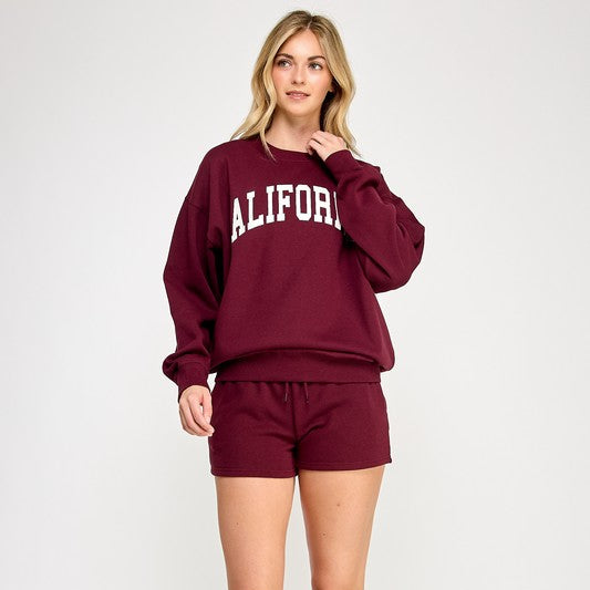SWEATER CALIFORNIA VINO