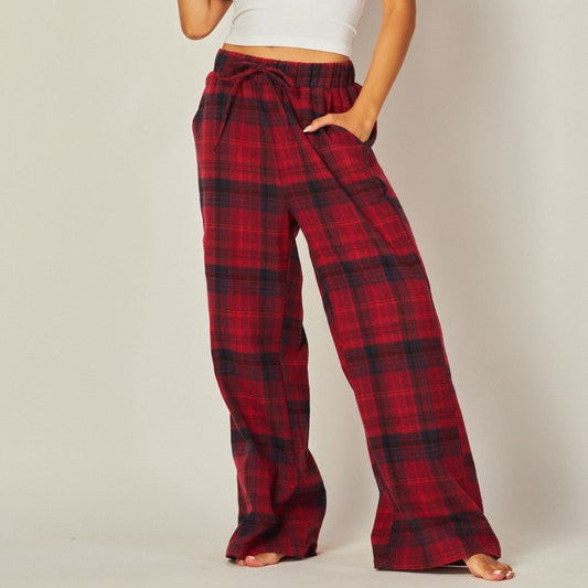 PIJAMA ROJA CUADROS