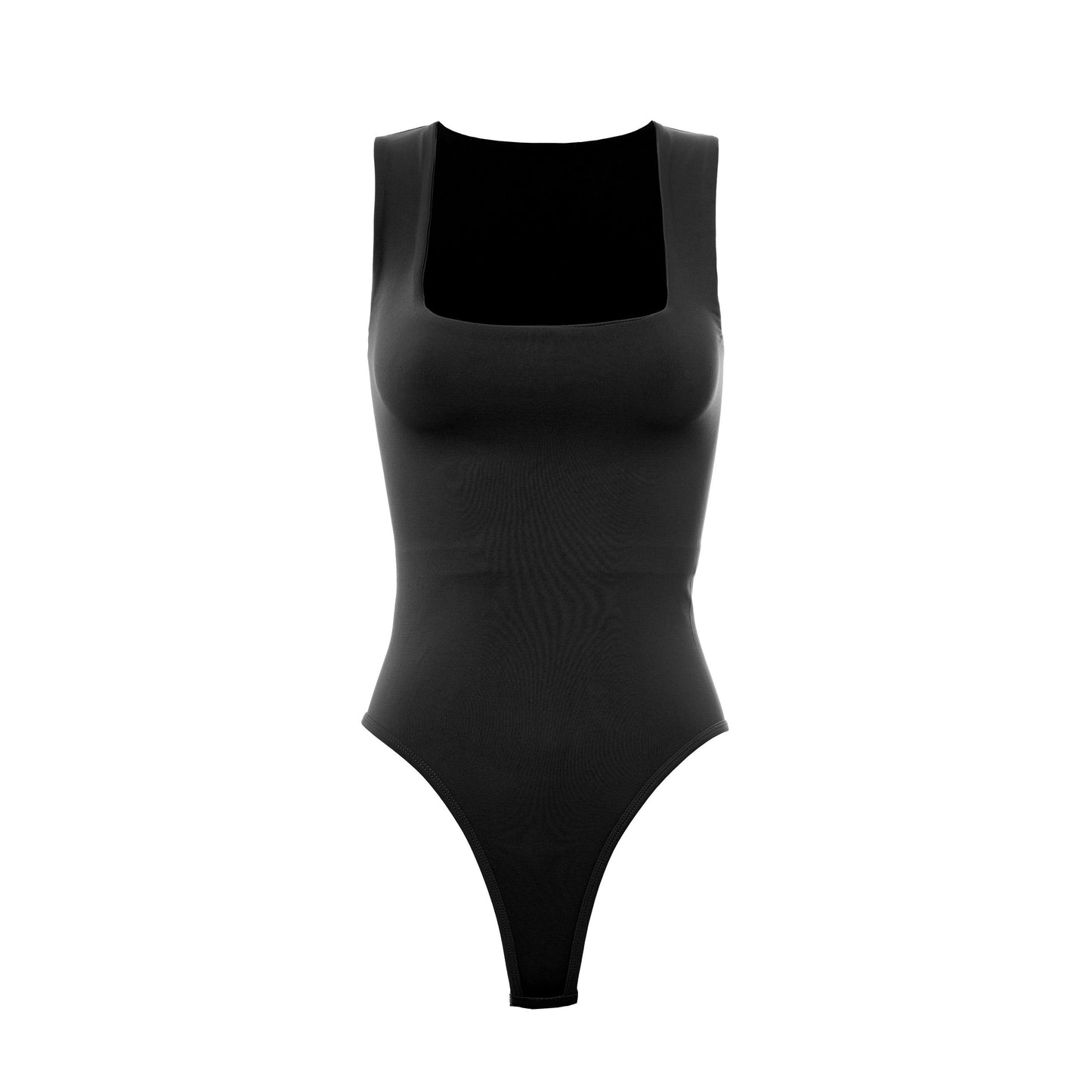 BODY ESCOTADO MANGA SISA NEGRO