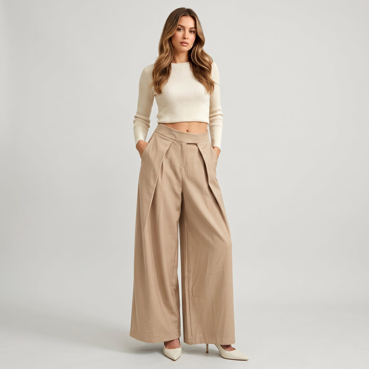 PANTALON ANCHO PINZAS