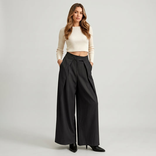 PANTALON ANCHO PINZAS