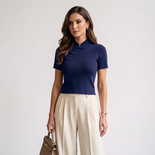 TOP CHINESSE CUELLO ALTO