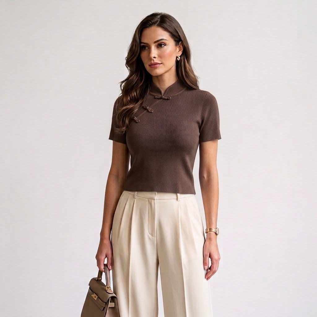 TOP CHINESSE CUELLO ALTO