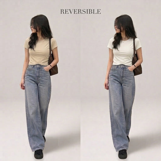 FRANELA MANGA CORTA REVERSIBLE