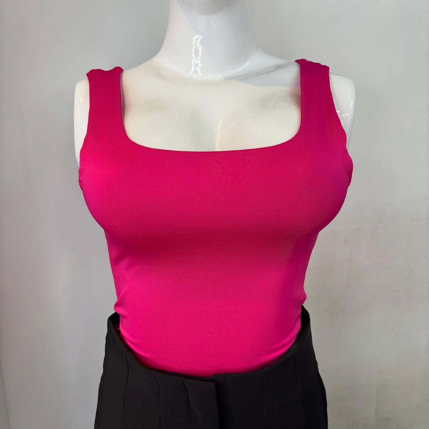 Body Manga Sisa Escotado Fuscia