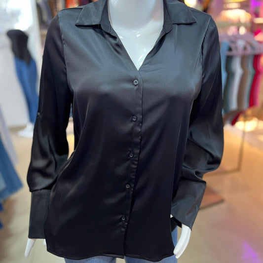 Camisa Manga Larga Negra