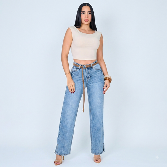 JEAN STRAIGTH POWER PUSH UP