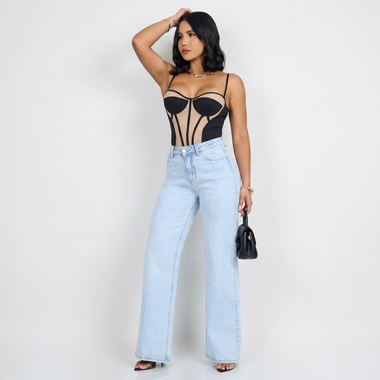 JEANS WIDE LEG