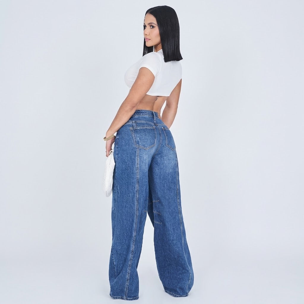 JEAN BAGGY BALLOON AJUSTABLE CINTURA