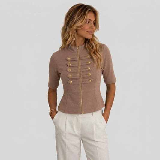 TOP NAPOLEON CON CIERRE