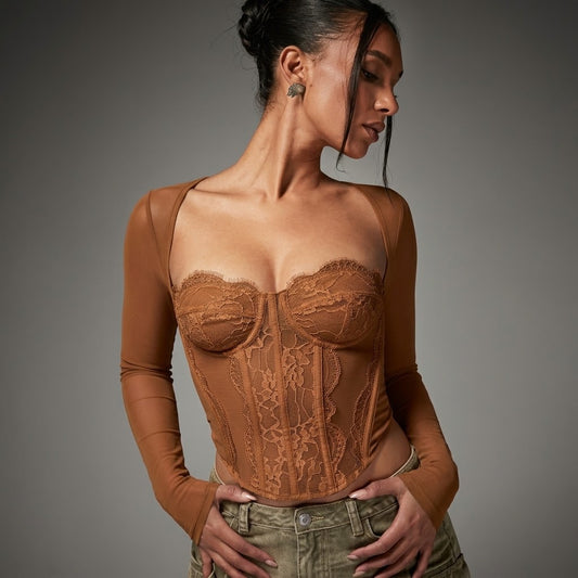 CORSET MANGA LARGA