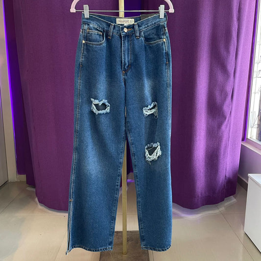 Jean Wide Leg Roto