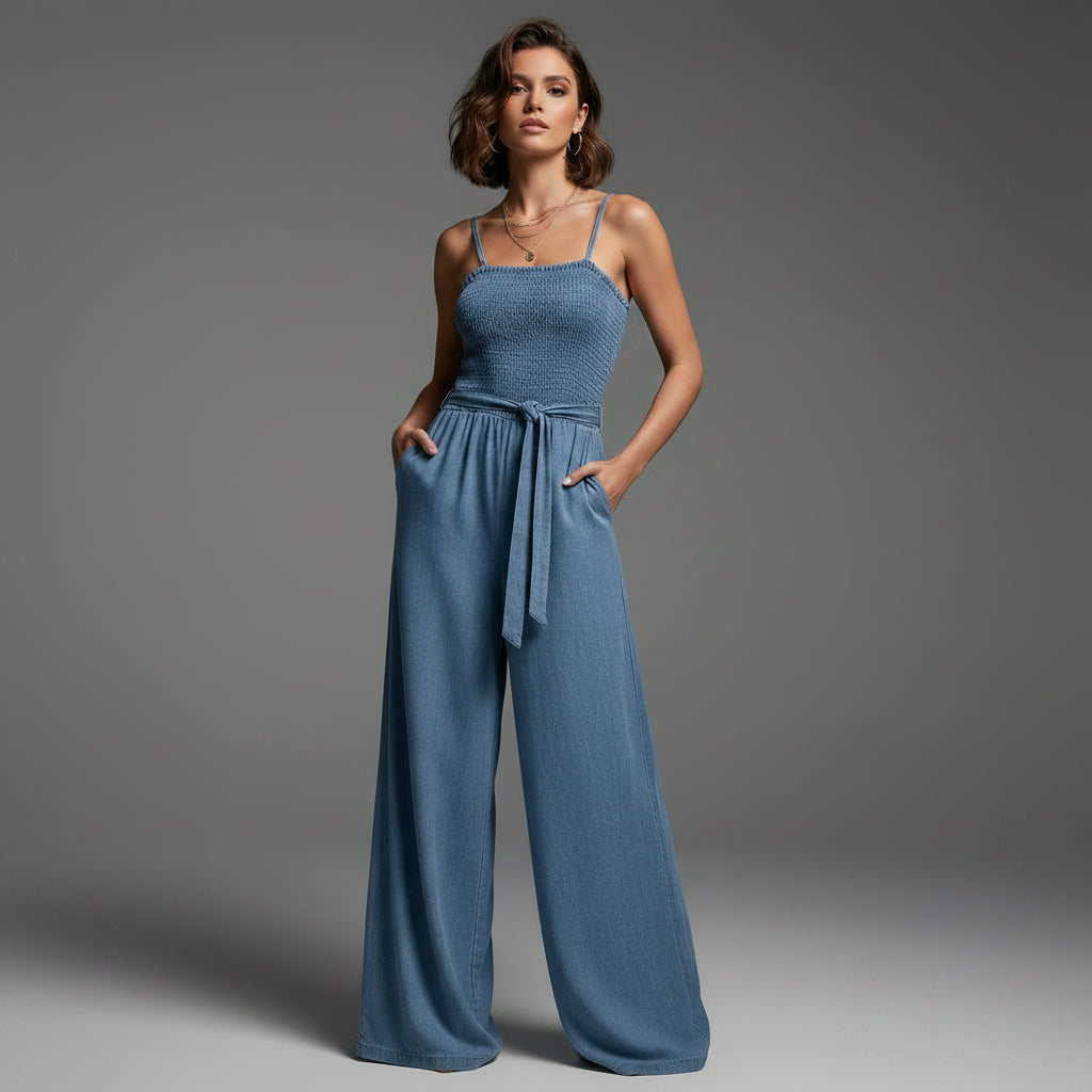 ENTERIZO TIROS DENIM
