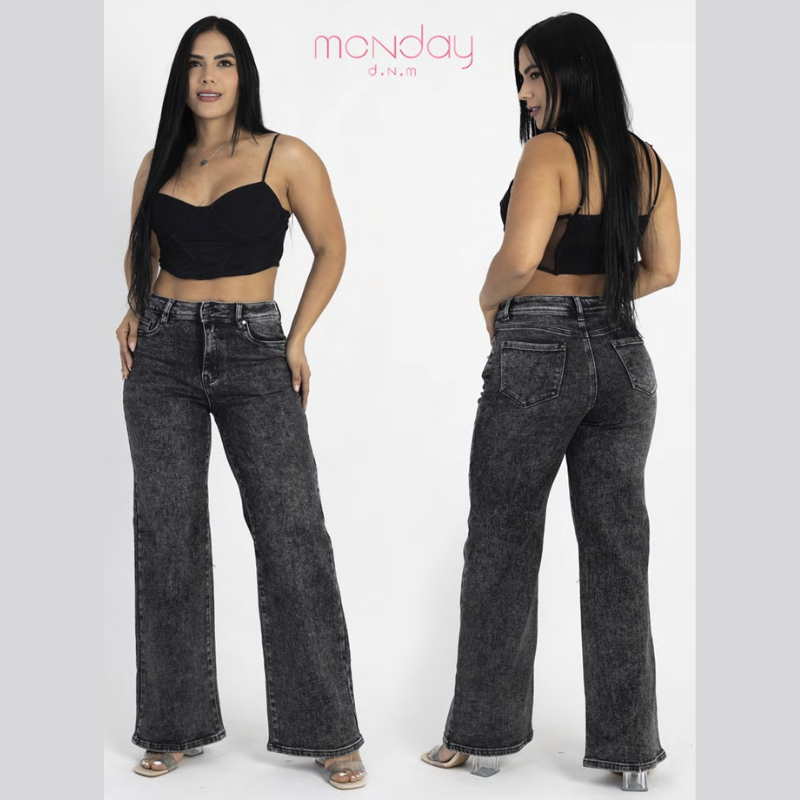 JEAN WIDE LEG ANCHO