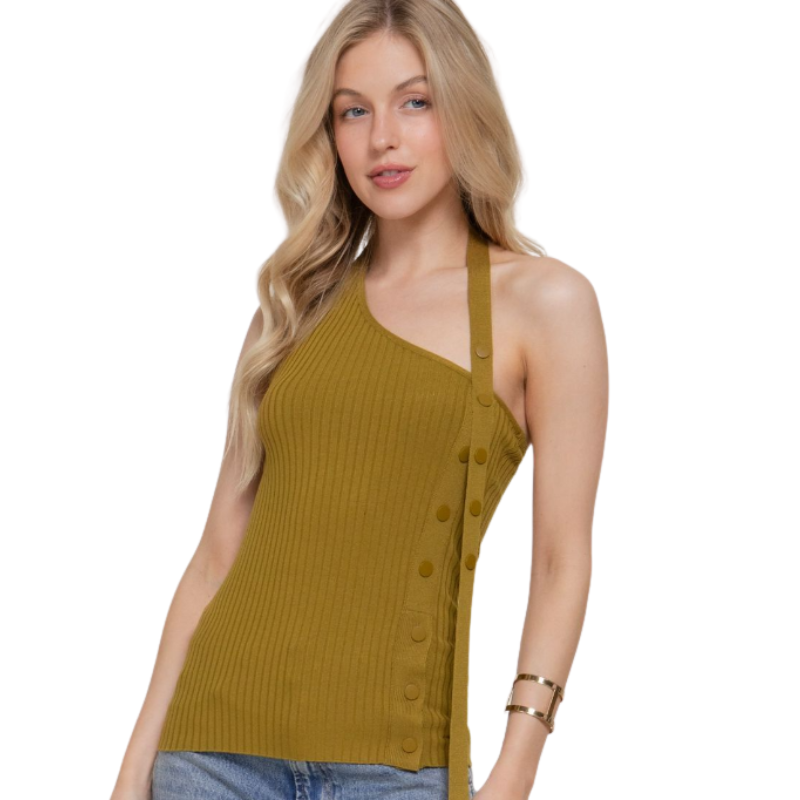 TOP HALTER ASIMETRICO