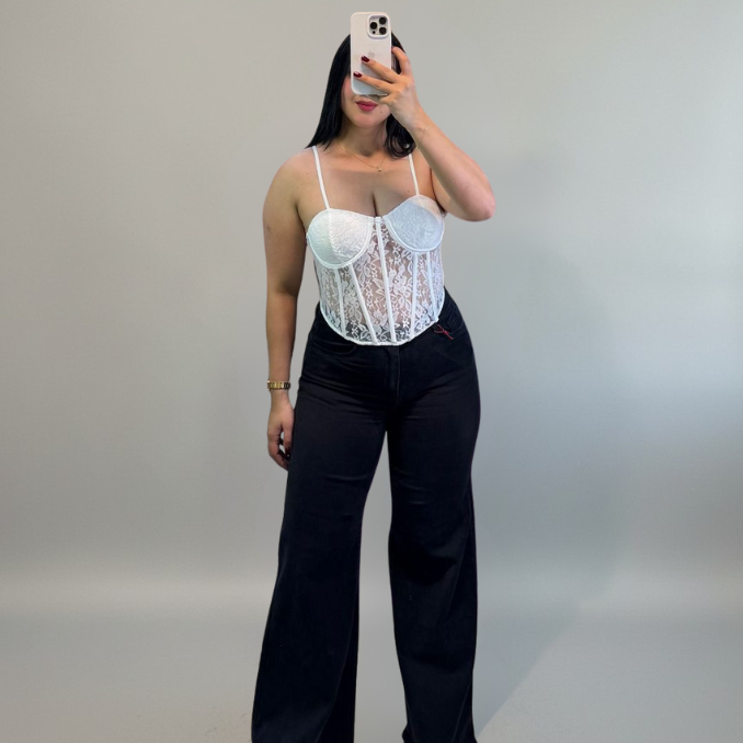 CORSET TALLA UNICA ENCAJES