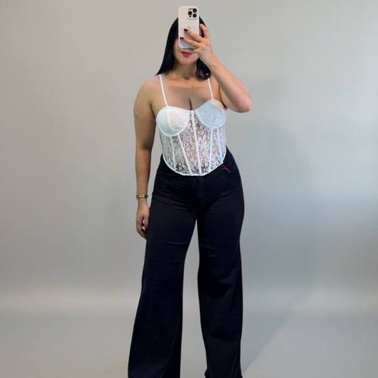 CORSET TALLA UNICA ENCAJES