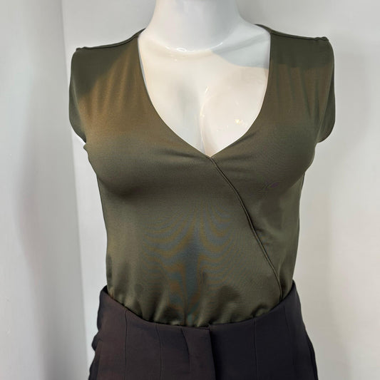 BODY CRUZADO VERDE MILITAR
