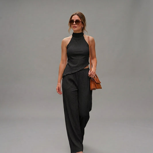 SET TOP HALTER Y PANTALON