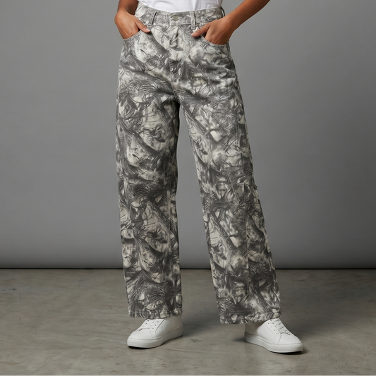 JEAN BARREL ESTAMPADO