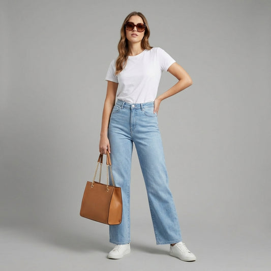 JEAN WIDE LEG ANCHO