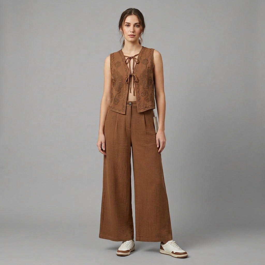 SET CHALECO Y PANTALON