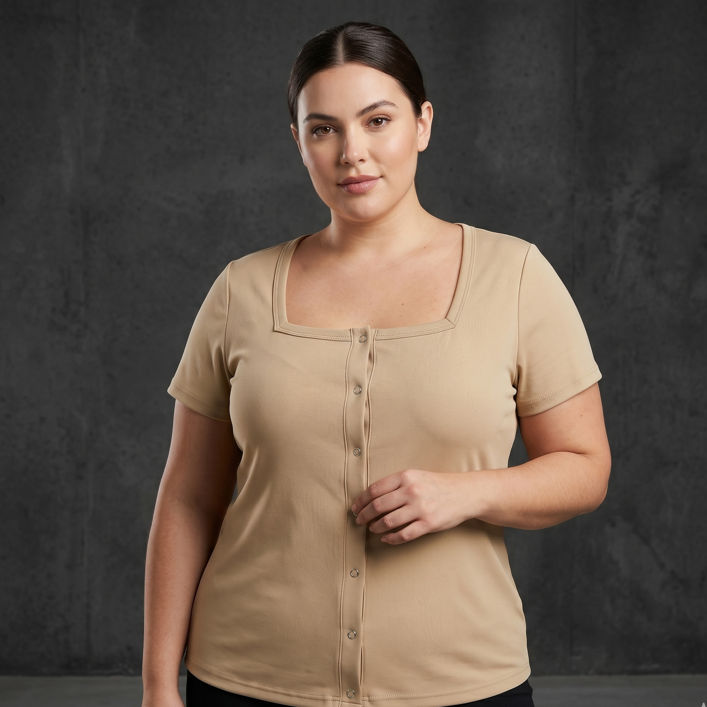 BLUSA ESCOTADA PLUS