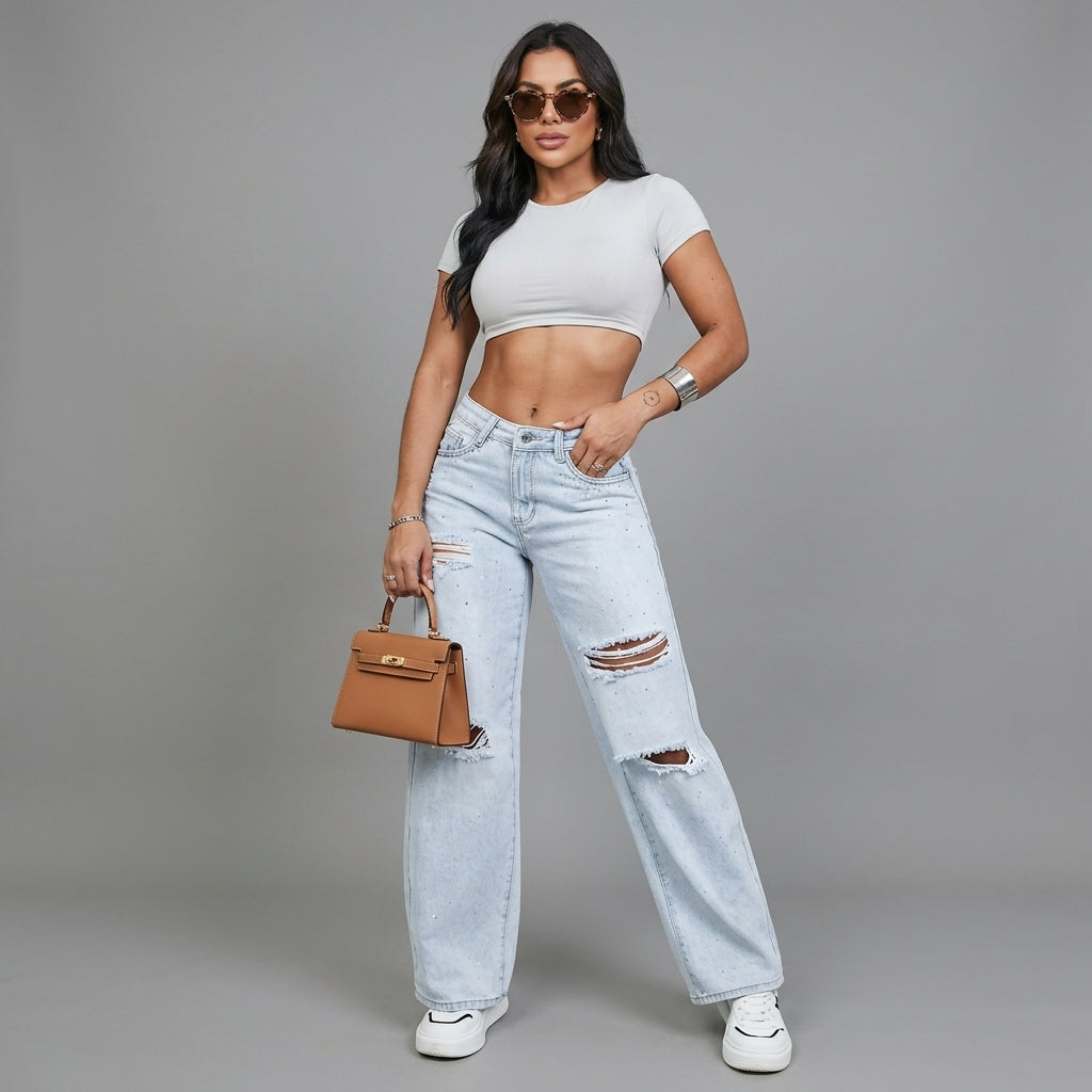 JEAN WIDE LEG
