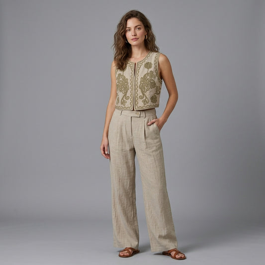 SET CHALECO Y PANTALON