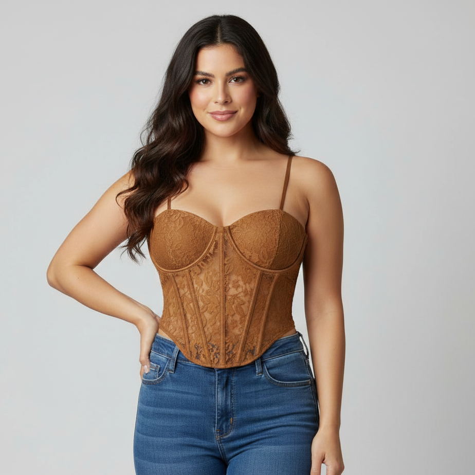 CORSET TALLA UNICA ENCAJES